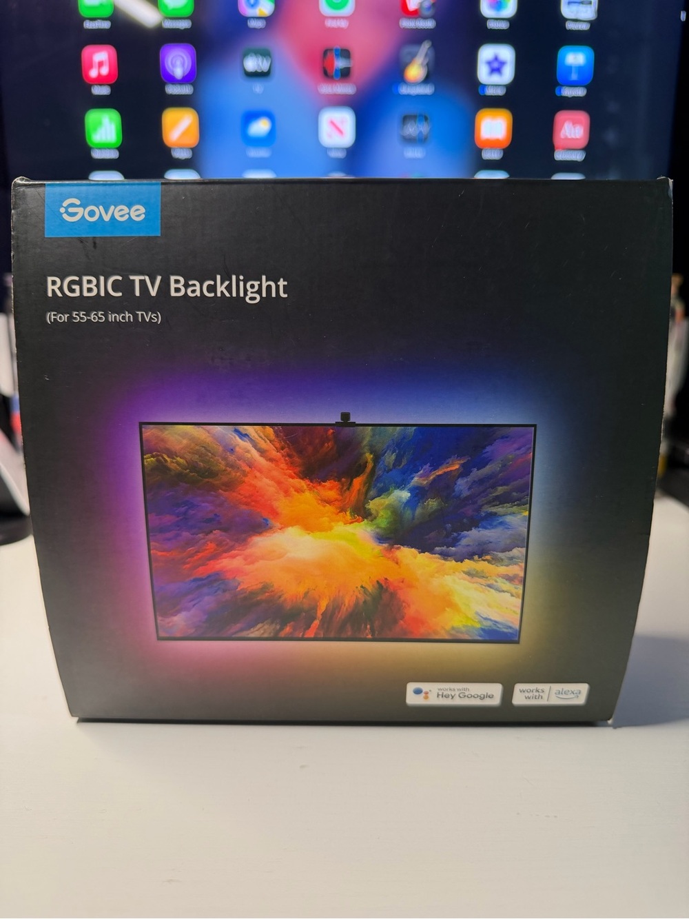 Govee RGBIC TV Backlight for 55-65" TVs - Multi-Color